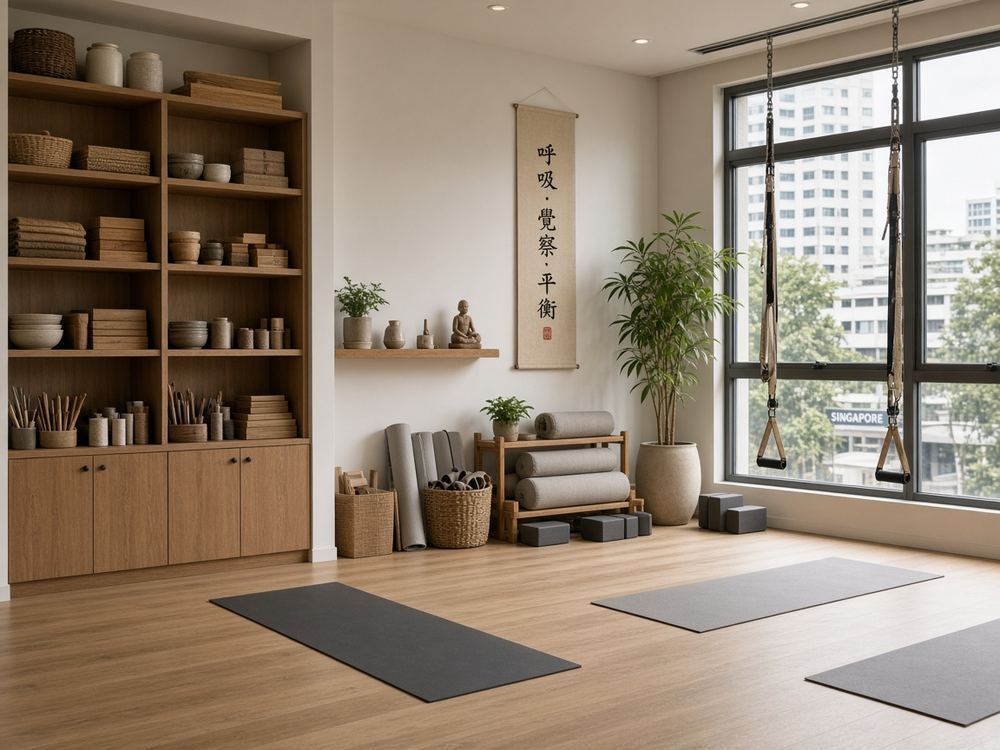 About the Yoga / pilates / stretching studio at Confudisar Studio