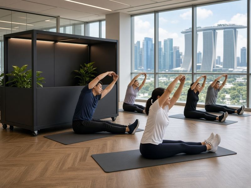 Corporate stretch at Confudisar Studio